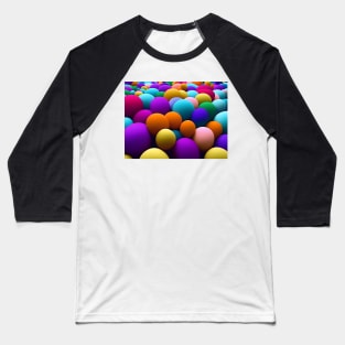 Colorful Easter Egg Design Baseball T-Shirt